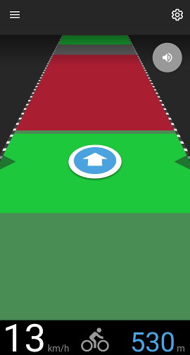 Screenshot traffic pilot App Grüne Welle